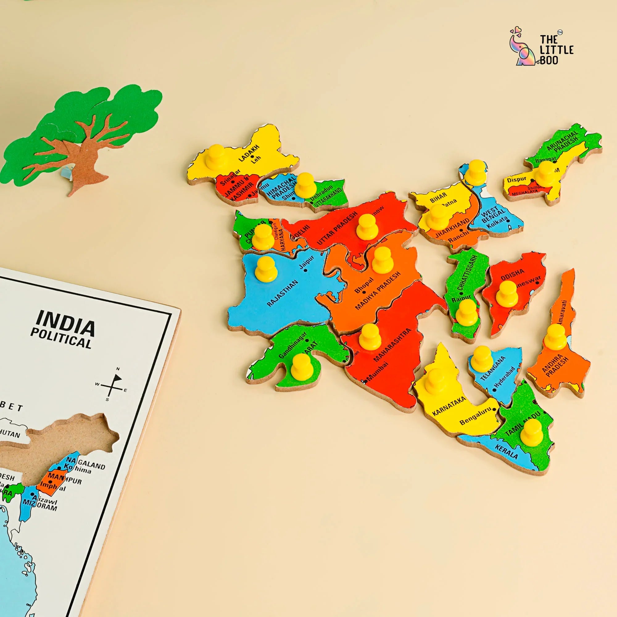 India Map Puzzle