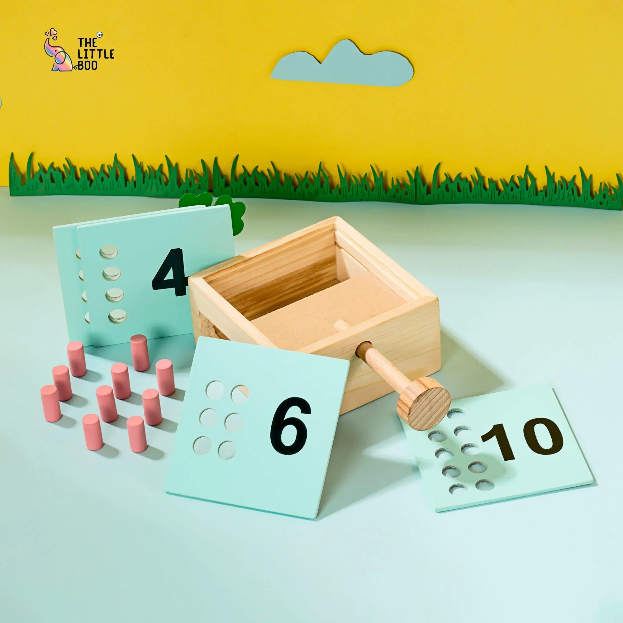 Wooden Peg Counter