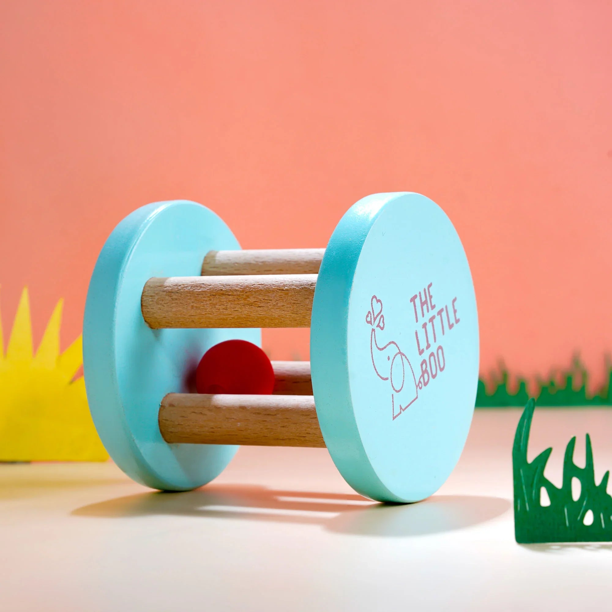 Wooden Drum rattle
