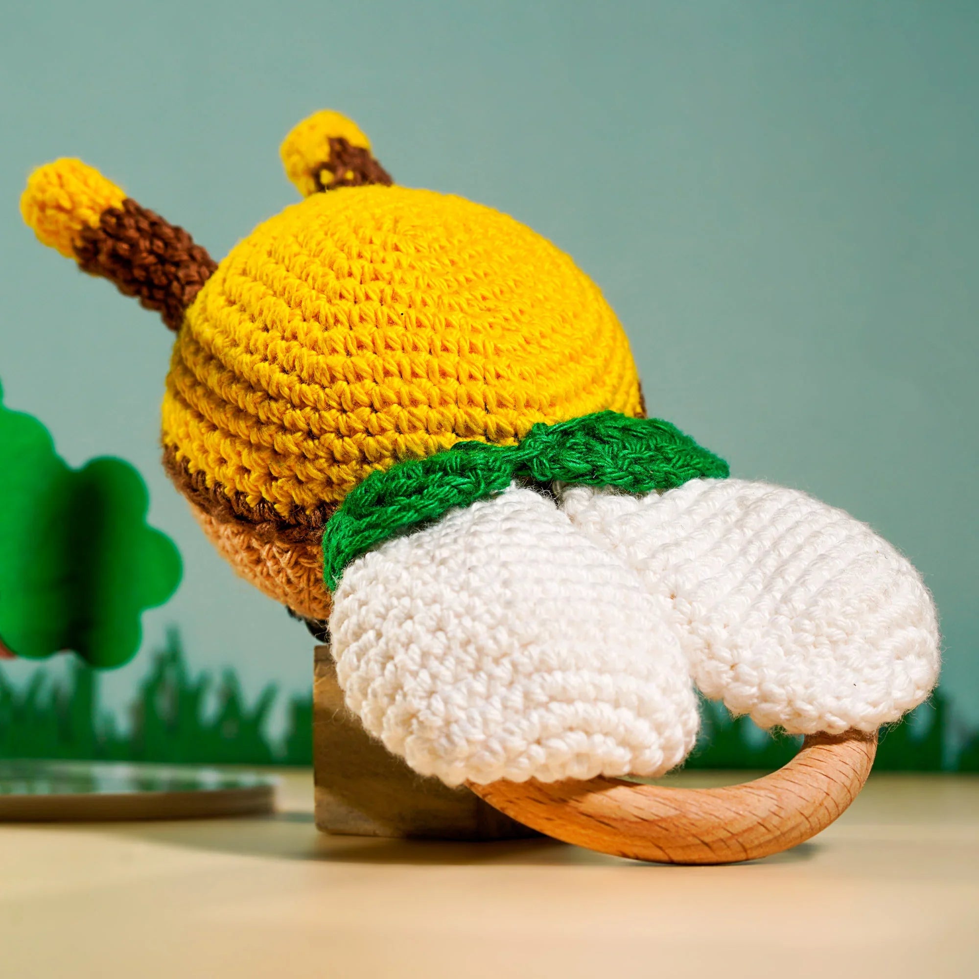 Butterfly Crochet Rattle