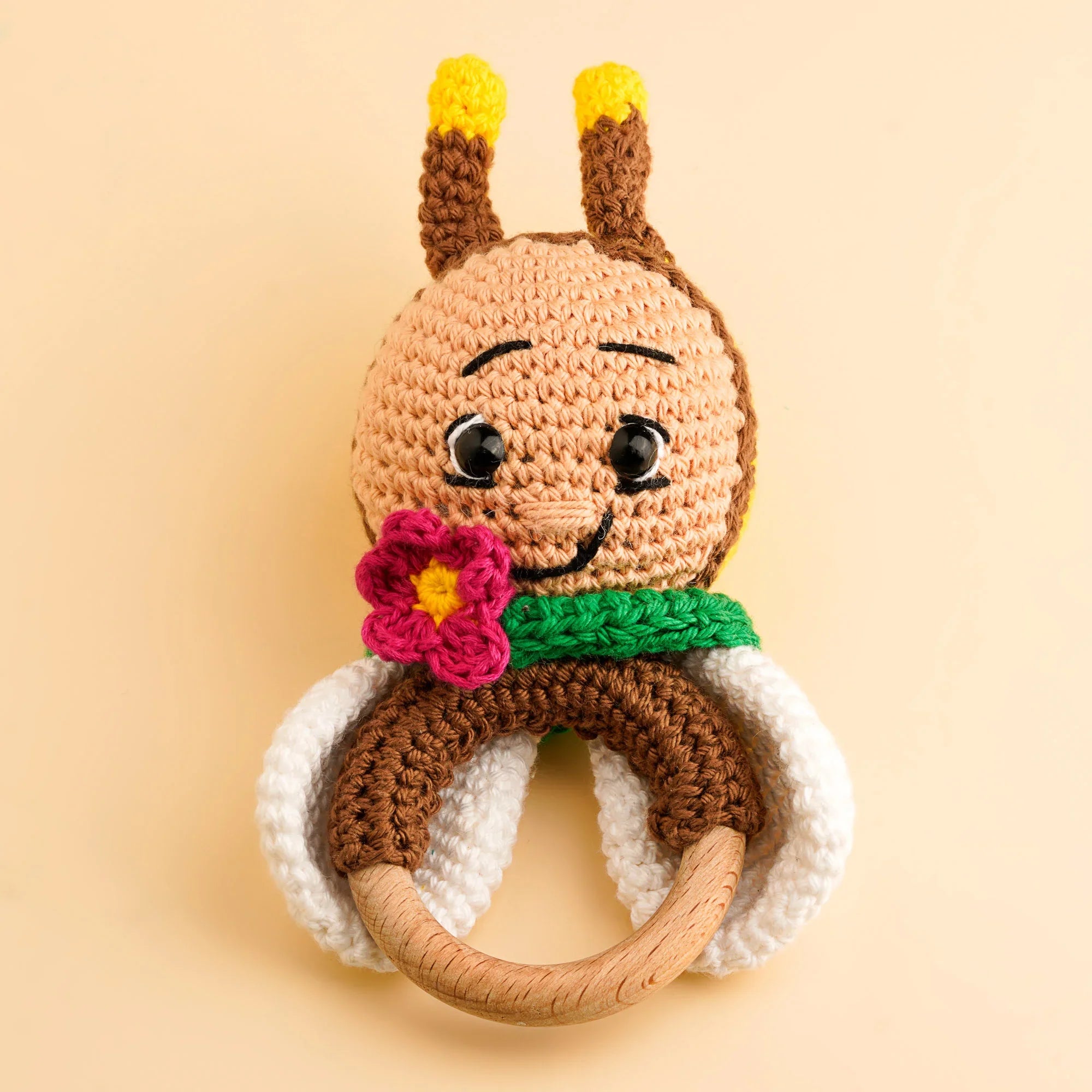 Butterfly Crochet Rattle