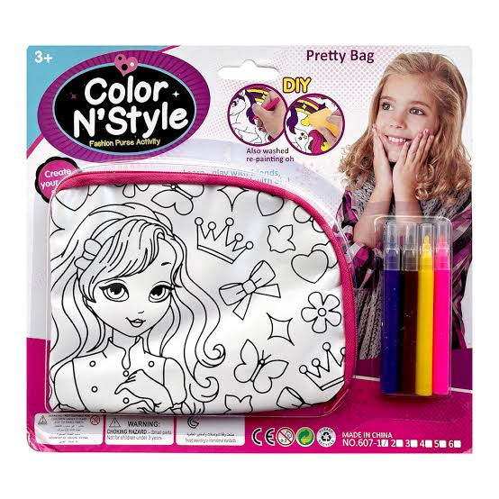 DIY coloring pouch