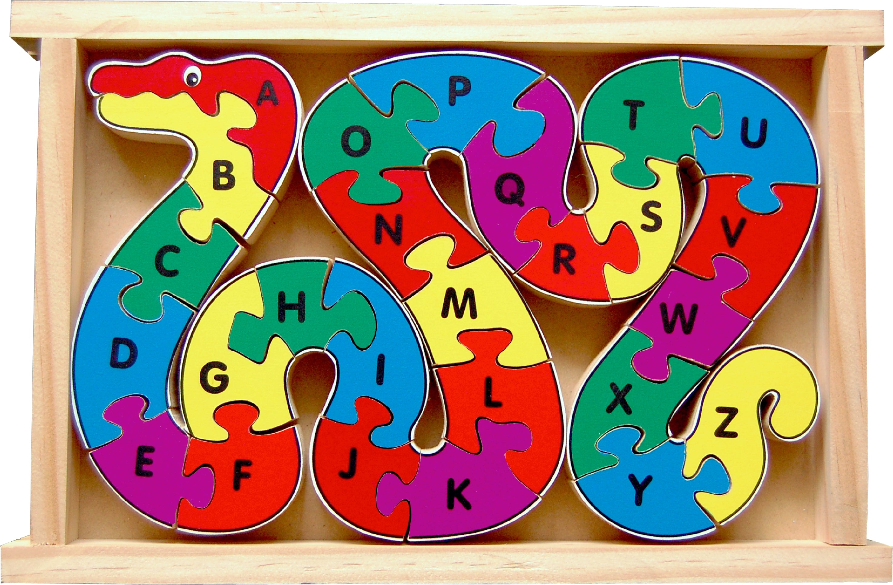 Jigsaw Puzzle- Snake (Alphabet)