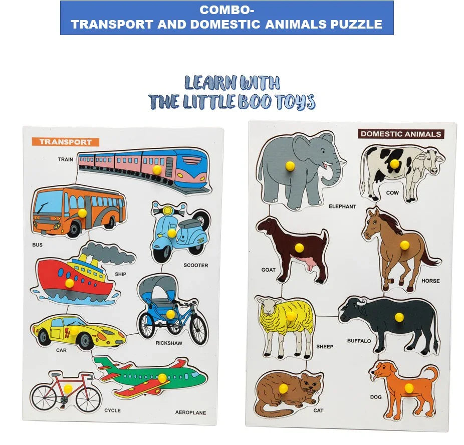 Vehicles and Domestic Animal combo