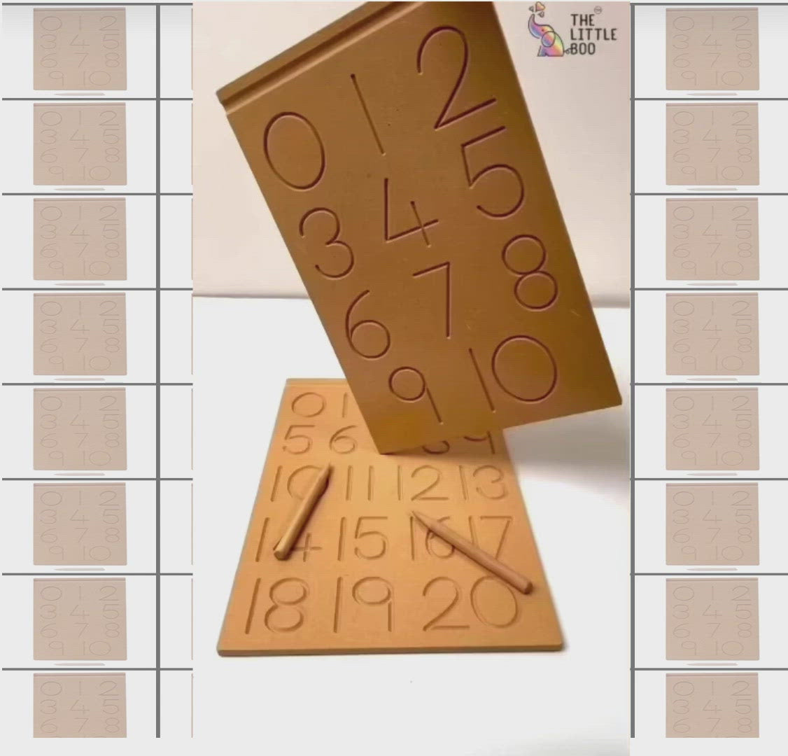 0 to 10 Tracing Board