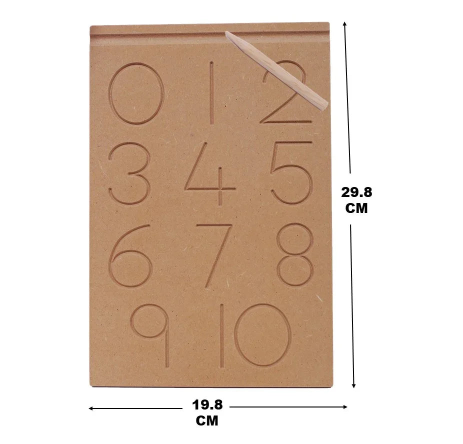 0 to 10 Tracing Board