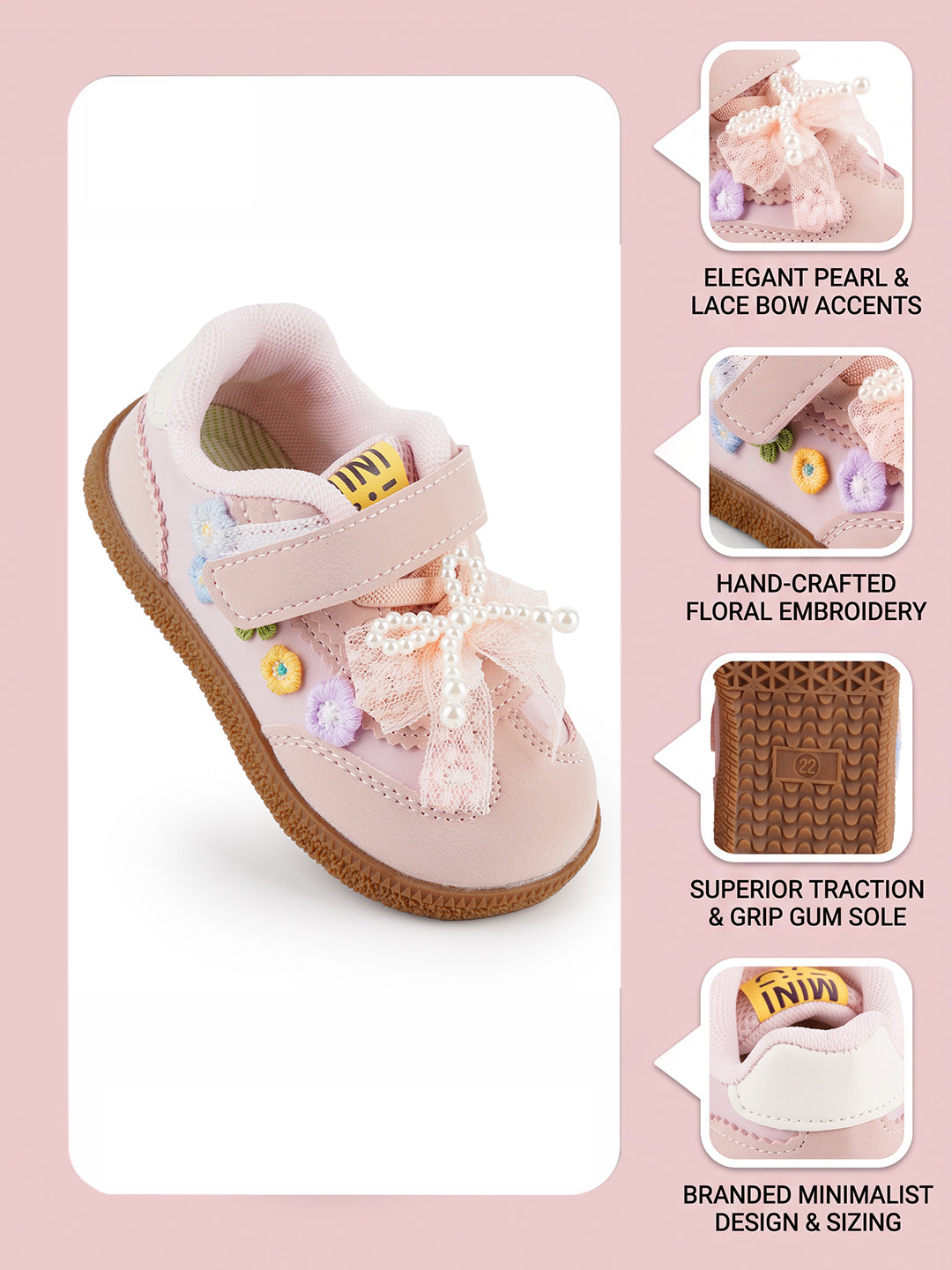 The Little Boo Bow sneakers for kids