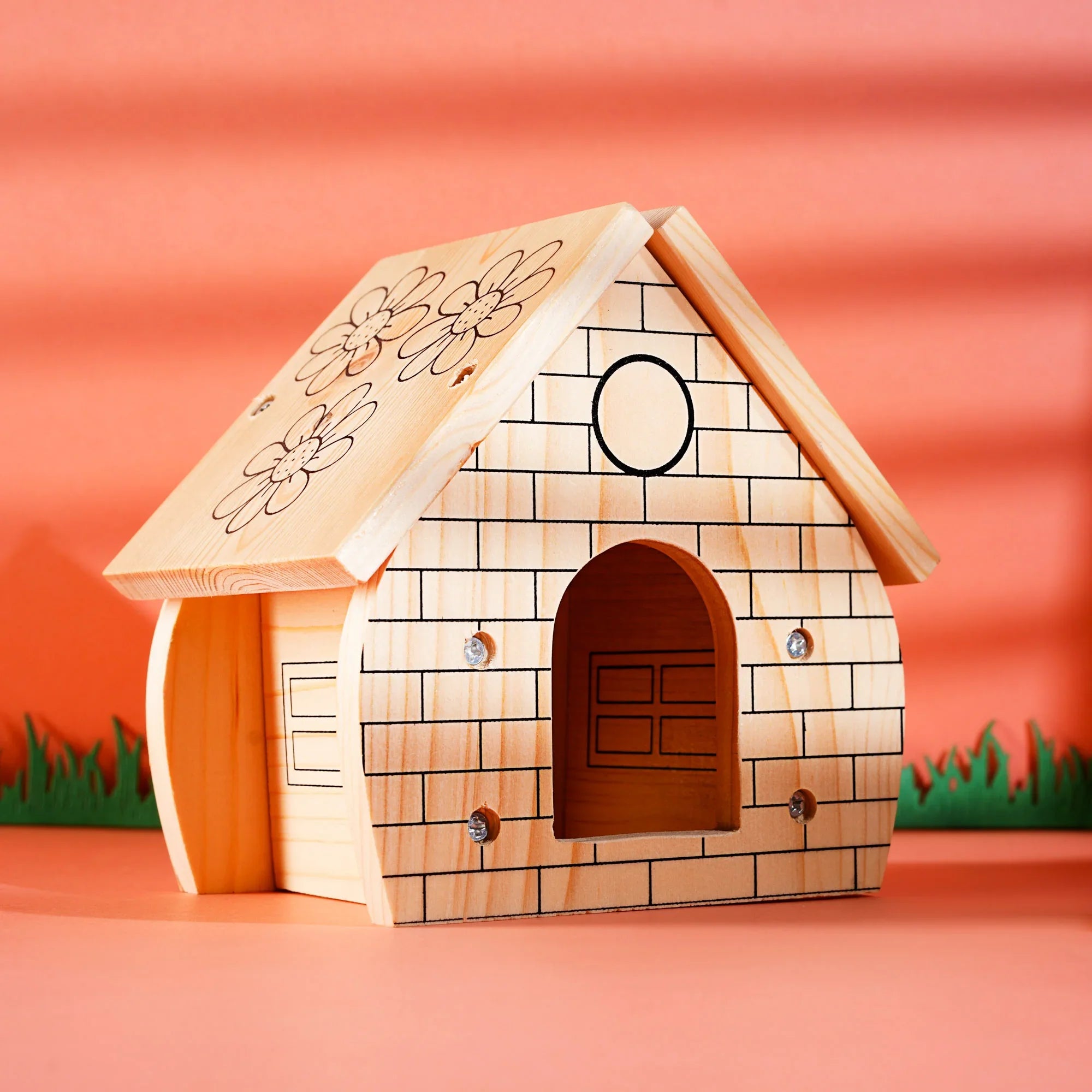 Hut Homemade DIY hut- build and paint – The Little Boo India