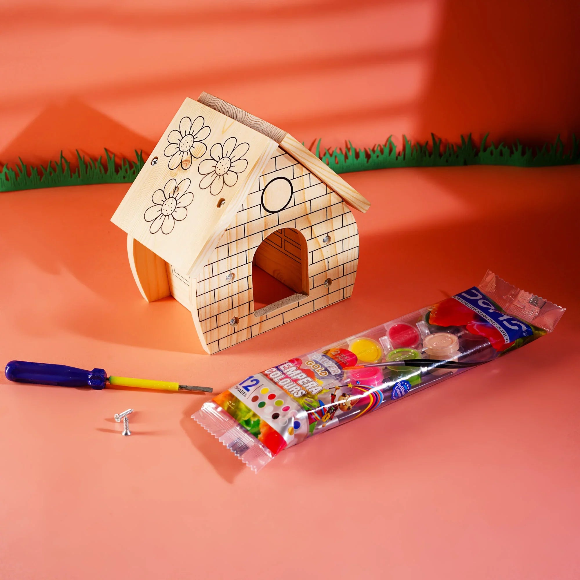 DIY hut- build and paint