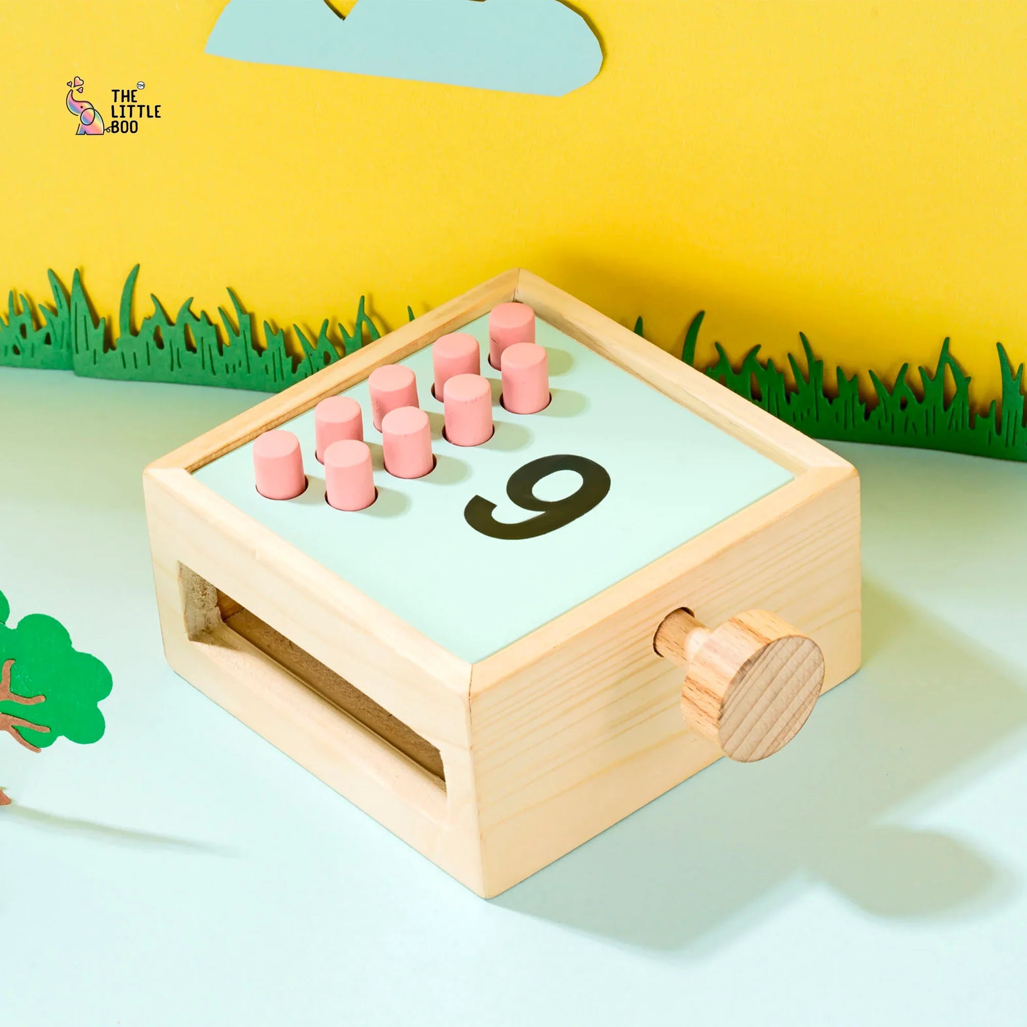 Wooden Peg Counter โ The Little Boo India