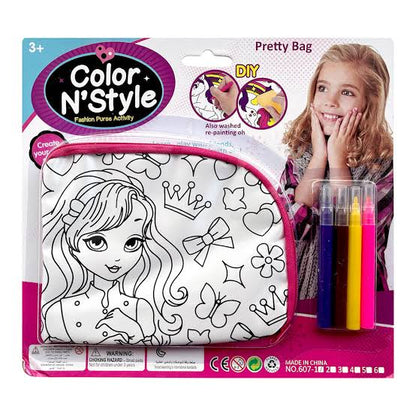 DIY coloring pouch