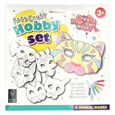 DIY Animal masks with marker