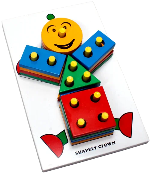 Wooden Shape Clown