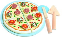 Wooden pizza set