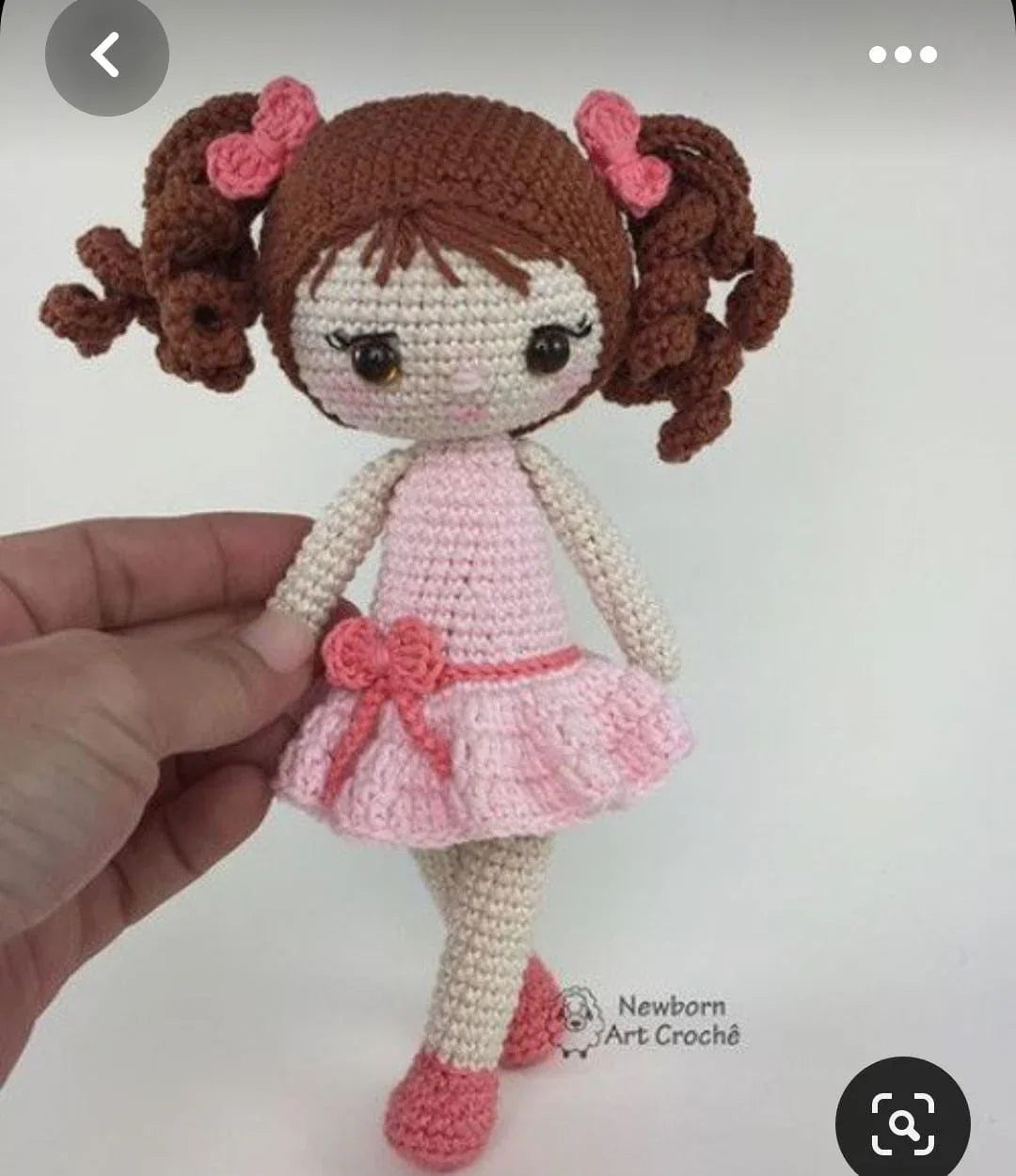 Curly hair doll