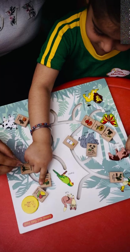 Animal and their food- Maze Puzzle