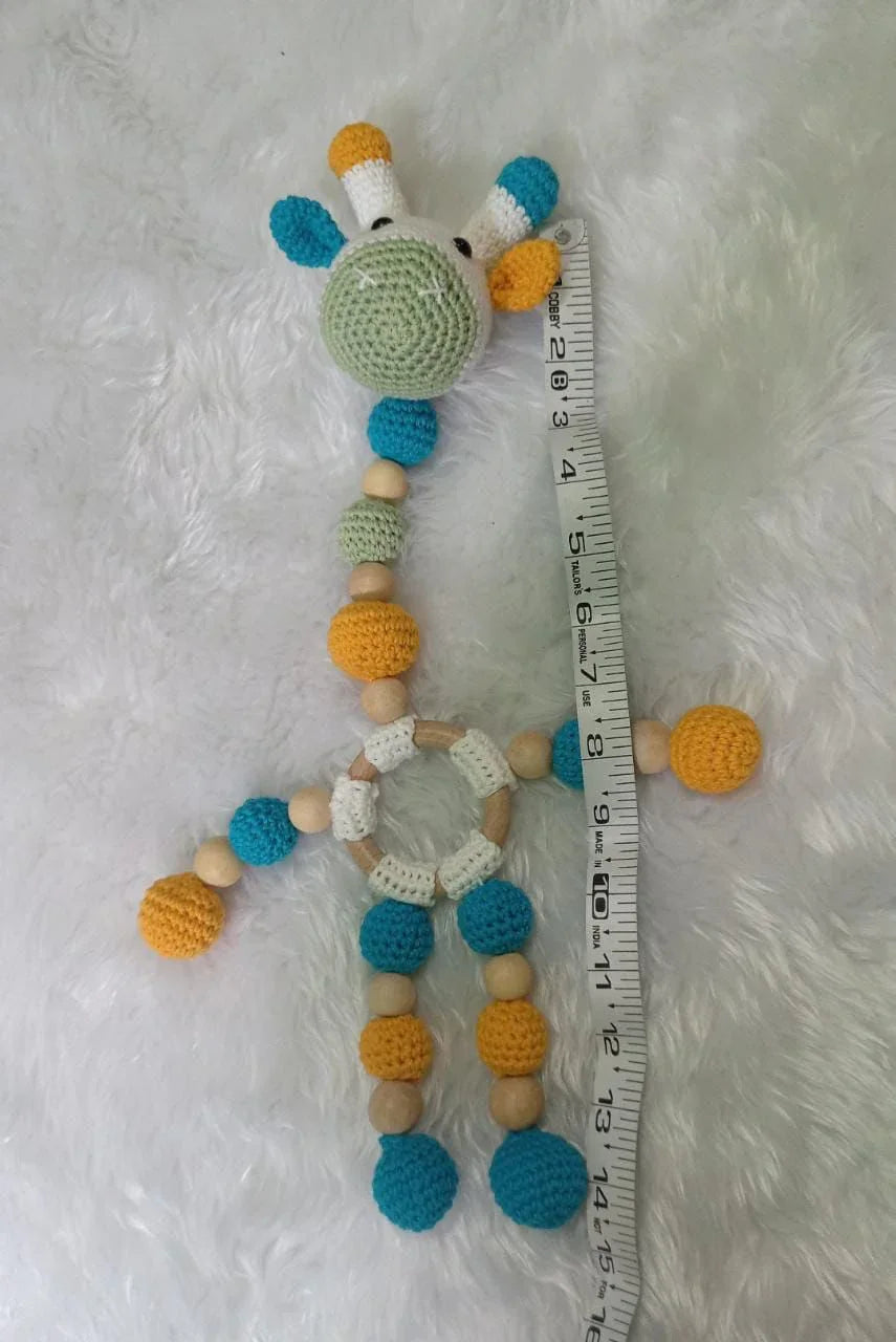 Giraffe Crochet Rattle