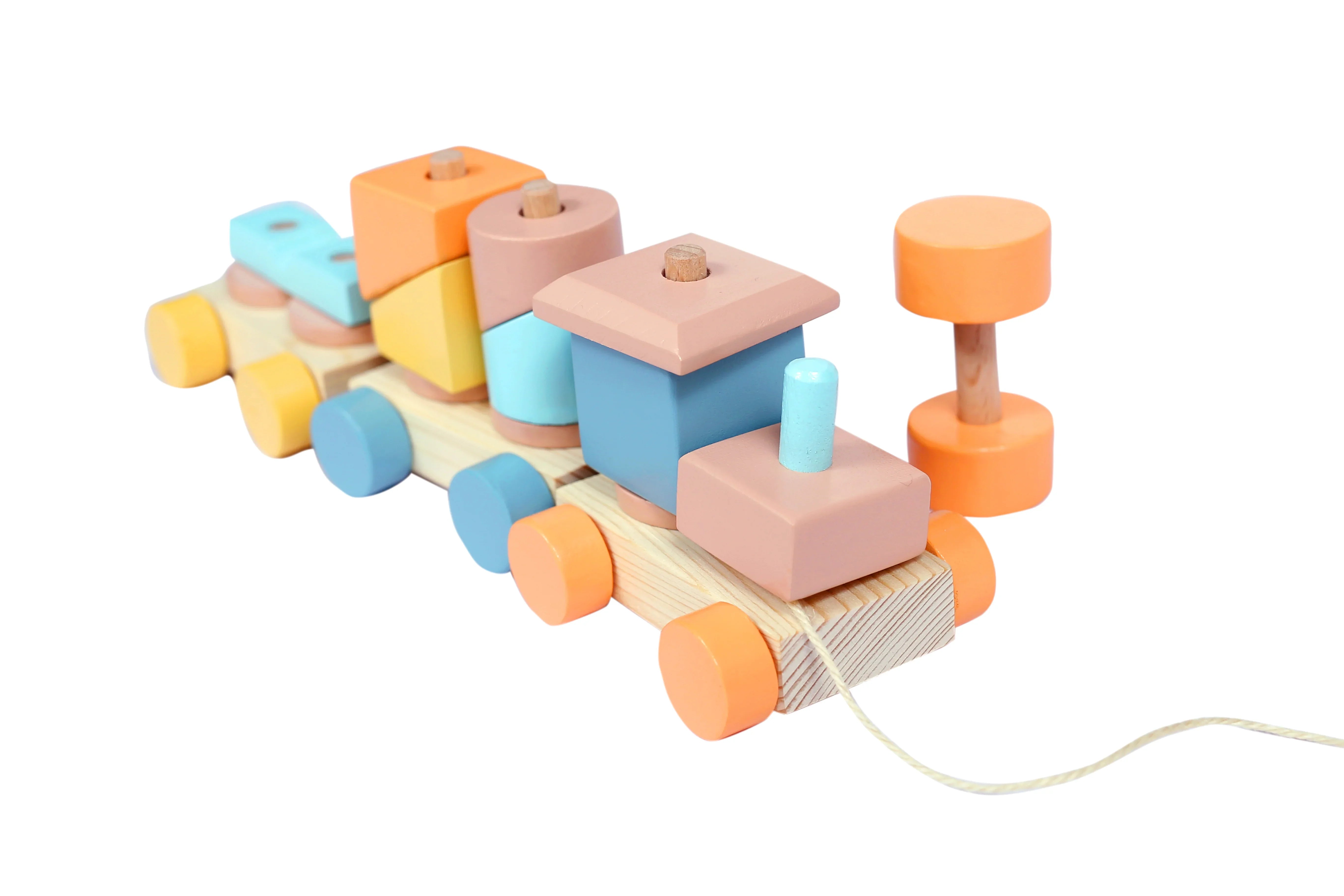 Pull along block train