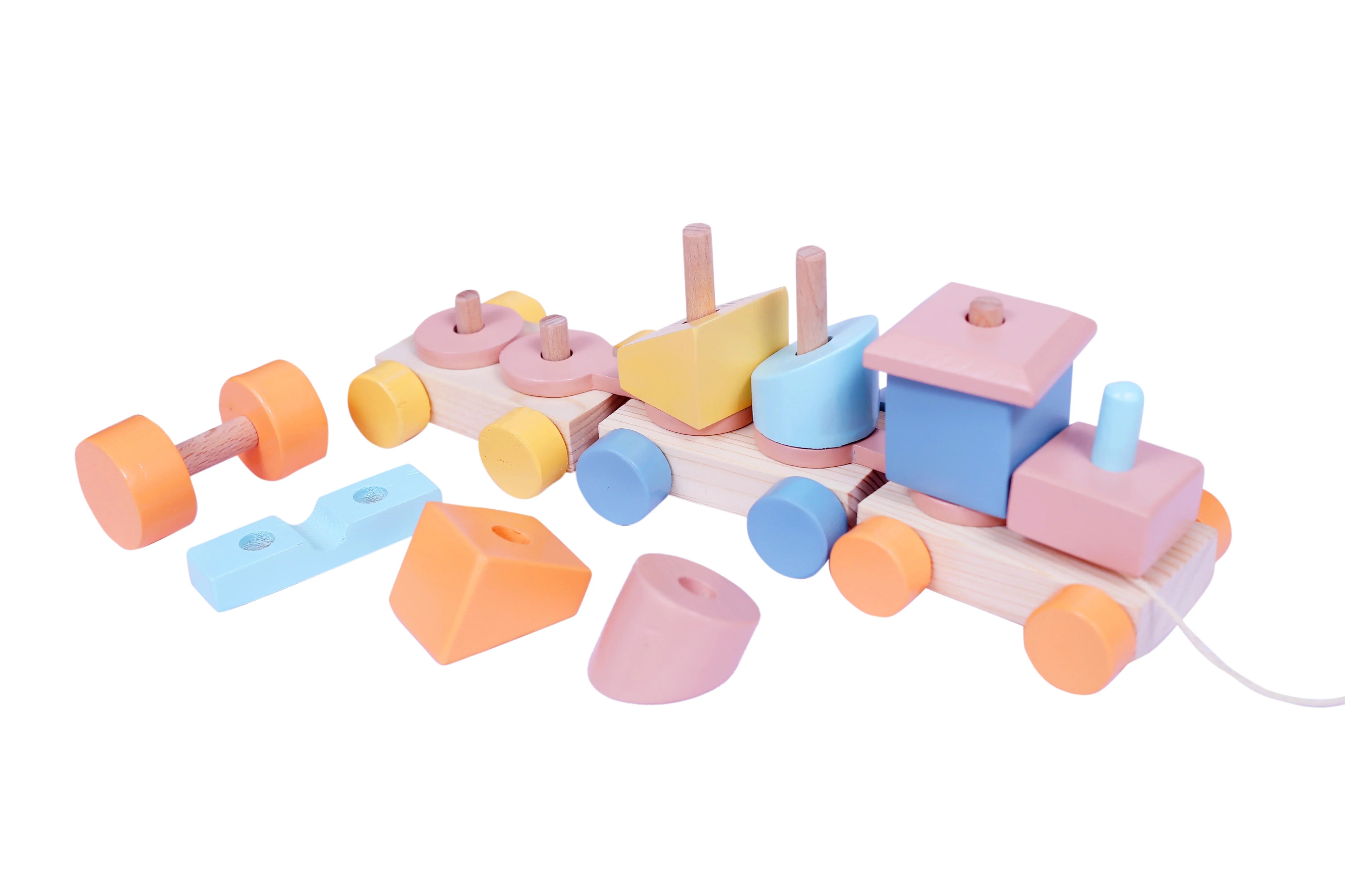 Pull along block train